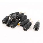 10 Pcs DC Power 4.8mmx1.7mm Male to 5.5x2.1mm Female Adapter Connector