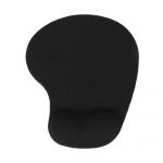 Home Office PC Computer Wrist Rested Soft Rubber Mouse Pad Black