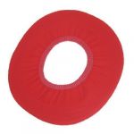 Toilet Closestool Red Fleece Seat Cover Clean Pad 12.2 Dia