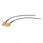 U.FL IPX Female to RP SMA Female Jack Pigtail Cable Jumper 10cm 2pcs