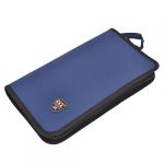 Zipper Closure Blue Nylon Oxford Foldable Hardware Tool Holder Bag
