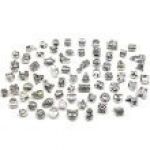 Nambeads Â© 10 x Mixed Tibetan Silver Charms to fit Pandora style charm bracelets. Check out our affordable bulk packs of glass beads,charms,clip stops,rhinestones,enamels etc.