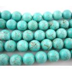 50 X Round Turquoise Beads 8 mm