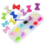 60pcs Acrylic Nail Art 3D Tips 12 Mix Colors Bow/Bowknot Decoration Decal With Stoorage Cases 60pcs Acrylic Nail Art 3D Tips 12 Mix Colors Bow/Bowknot Decoration Decal With Stoorage Cases