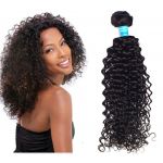 NEW 1x 5A unprocessed Virgin Remy Peruvian Peruvian Kinky Curly Wave Hair Extension 12'