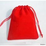 Nicedeco Functional 4  5   1013CM 10 Pieces Wholesale Lot RED Velvet Cloth Jewelry Pouches   Drawstring Bags great for holding accessories  ornament cable beads chains stones.