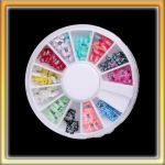 Personnalist Butterfly Nail Art Tips In Wheel 12 color Fashion