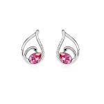 Blingery One Pair Earring For Girls Elegant Style Earrings Austria Crystal Earrings High Qualitiy Quarantee
