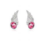 Blingery One Pair Earrings Elegant Austria Crystal Earrings High Qualitiy Quarantee Jewelry Gift