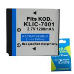 KLIC-7001 Replacement Battery for KODAK EasyShare M1063, M1073 IS, M320, M340, M341, M753 Zoom, M763, M853 Zoom, M863, M893 IS, V550, V570, V610, V705