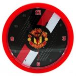 New Official Football Club Stripe Wall Clock (Manchester United Stripe Wall Clock)