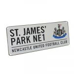 Newcastle United FC St James Park Street Sign
