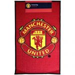 Official Manchester United FC Rug - A Great Gift / Present For Men, Boys, Sons, Husbands, Dads, Boyfriends For Christmas, Birthdays, Fathers Day, Valentines Day, Anniversaries Or Just As A Treat For Any Avid Football Fan