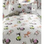 Dog Cute Puppy Childrens Single Quilt Duvet Cover & Pillowcase Bedding Bed Set