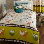 Woodland Creatures Single Duvet Cover and Pillowcase Set