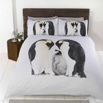 Penguin Family Single Duvet Cover and Pillowcase Set