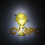 Star Wars Mini 3D LED Wall Light - C-3PO - Night Comfort Light