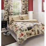 RAYYAN LINEN'S WORLD POST DOUBLE SIZE DUVET QUILT COVER BEDDING SET WITH 2 PILLOWCASES (PREMIUM QUALITY)