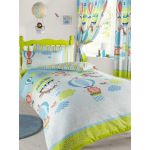 Up in the Air design single duvet and pillowcase