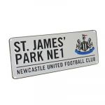 Newcastle United FC. 'St James Park' Metal Street Sign Newcastle United FC. 'St James Park' Metal Street Sign