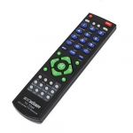Plastic Universal Smart Remote Control Controller Black for TV DVD