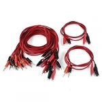 10 Pcs 4mm Banana Plug to Alligator Clip Terminal Test Leads 3Ft 10 Pcs 4mm Banana Plug to Alligator Clip Terminal Test Leads 3Ft
