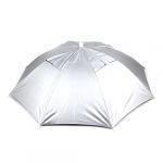 Outdoor Sports Fishing Elastic Headband Umbrella Hat Silver Tone Blue Outdoor Sports Fishing Elastic Headband Umbrella Hat Silver Tone Blue