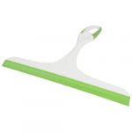 Rubber blade green white plastic handle auto window water scraper tool