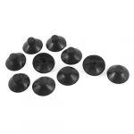 Plastic Aquarium 2cm Diameter Suction Cup Sucker 10 Pcs Black