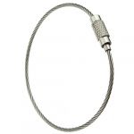 5pcs Stainless Steel Wire keychain Cable keyring Twist Barrel 5pcs Stainless Steel Wire keychain Cable keyring Twist Barrel