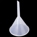 90mm Plastic Transparent Funnel for Kitchen / Laboratory / Garage / Car Liquids