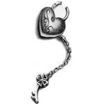 Removable tattoo 3D Heart Lock chain Tattoo Stickers Temporary Transfer Body Art Stickers Waterproof Non-toxic