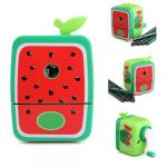  Watermelon Pencil Sharpener Hand Crank Manual Desktop School Stationery Kids