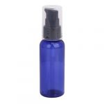 3 x 50ML Refillable Lotion Cream Treatment Pump Bottle with Cap - Blue and Black