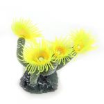  Aquarium Fish Tank Silicone Artificial Sea Plant Coral Flower Ornament Deco