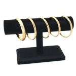  NEW Black Velvet Bracelet T-Bar Jewelry Display Bangle