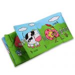  Soft fabric Baby Children Intelligence development Squeaky Picture Cloth Book - Animal Kingdom