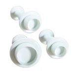  Popular 3Pcs Round Circle Fondant Cake Plunger Cutter Decorating Mold Mould
