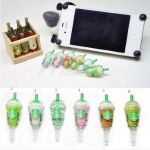  6 pcs (whole set) StarBucks Frappuccino, Milk Cell Phone Charm 3.5mm Anti Dust Earphone Jack Plug For iphone 4 4S