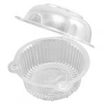  50 x Single Plastic Clear Cupcake Holder / Cake Container Dome Muffin Carrier