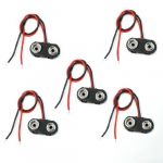 5 Pcs I Type 9V 9 Volt Battery Clip Connectors Buckle Cable 5 Pcs I Type 9V 9 Volt Battery Clip Connectors Buckle Cable