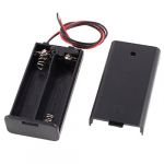  2 x AA 3V Battery Holder Case Box Slot Wired ON/OFF Switch w Cover