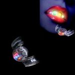  4 Color LED Light Flashing Mouth Teeth Guard Piece Gadget Filler Party Glow Gift