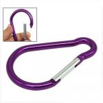  Large D Shaped Aluminum Carabiner Bi-colored Clip Hook for Hiking Camping