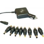 90W Universal AC Rapid Car Charger Adapter Plug With DC Tips For Sony, Fujitsu, Samsung, Sharp, LiteOn, NEC, Toshiba, HP/Compaq, Asus, Delta, IBM And Gateway Notebooks with Automatic switch and LCD display 8 selective tips