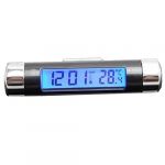 Easy Set Digital LCD Blue Light Screen Car Alarm Clock Thermometer W Clamp Easy Set Digital LCD Blue Light Screen Car Alarm Clock Thermometer W Clamp