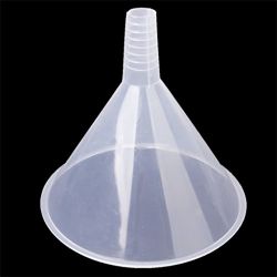  150mm Plastic Transparent Funnel for Kitchen / Laboratory / Garage / Car Liquids