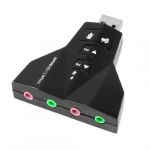  3.5mm Plug USB 2.0 to 3D Virtual Audio Sound Card Adapter 7.1 CH