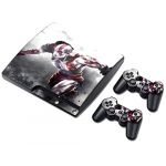 Skin Sticker Cover For PS3 Playstation 3 Slim Console + Controller Decal #0779
