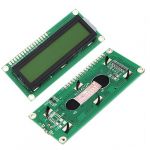  1602 162 16x2 Character LCD Display Module HD44780 Controller Yellow Blacklight
